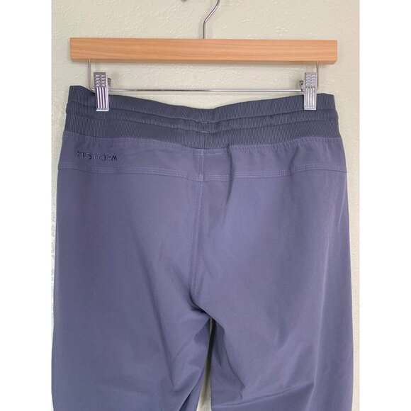 Under Armour Gray Loose Fit Adjustable Waistband Scrunched Leg Pants Size Medium - Picture 9 of 13
